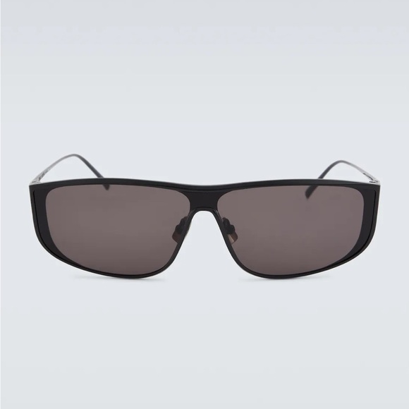 Saint Laurent 605 Luna Rectangular Sunglasses -002 99 S NEW w/Tag $740 - Picture 1 of 16